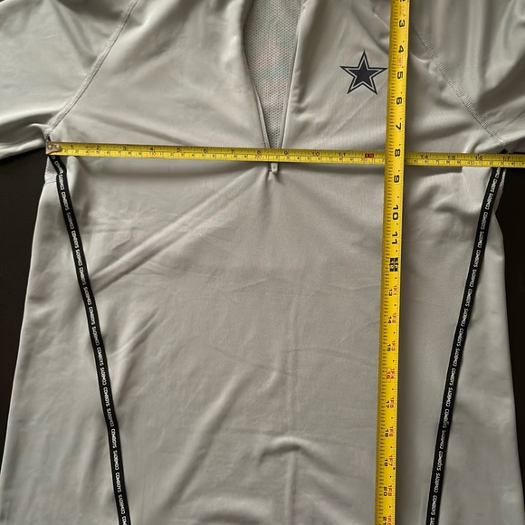 NFL Pro Shop Dallas Cowboys 1/4 pullover Jacket size: small/petite Color:Gray - Picture 5 of 5